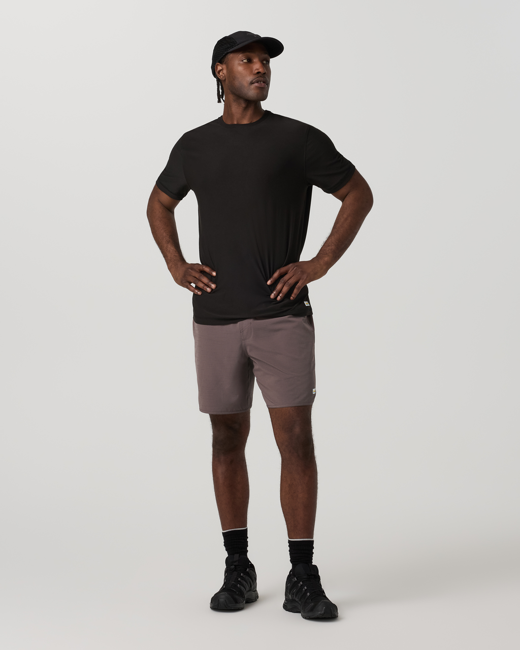 Banks Short Unlined 7 | Timber Slub Stripe