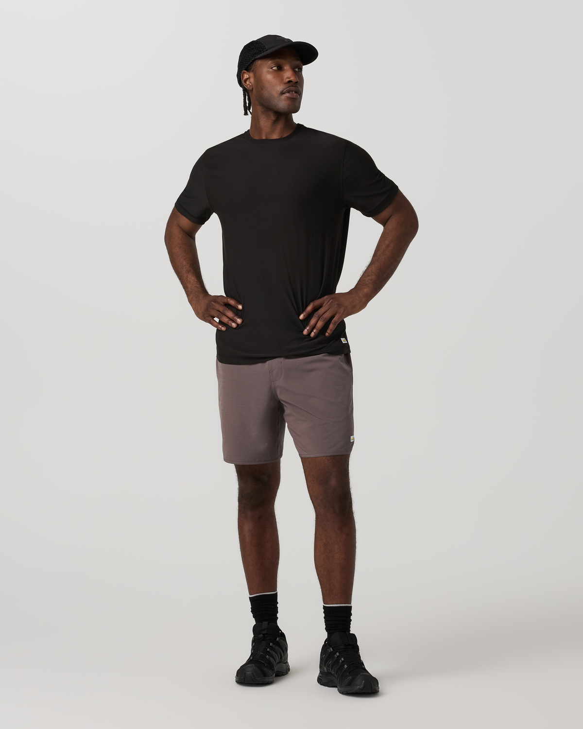 Banks Short Unlined 7 | Timber Slub Stripe