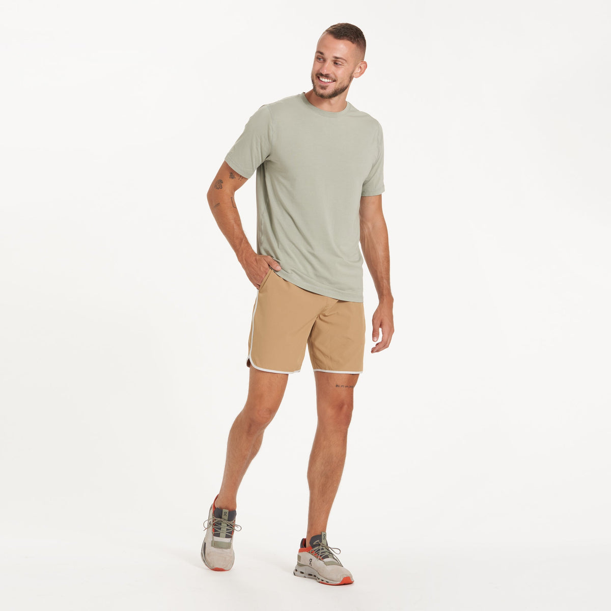 Banks Short Unlined 7 | Wheat