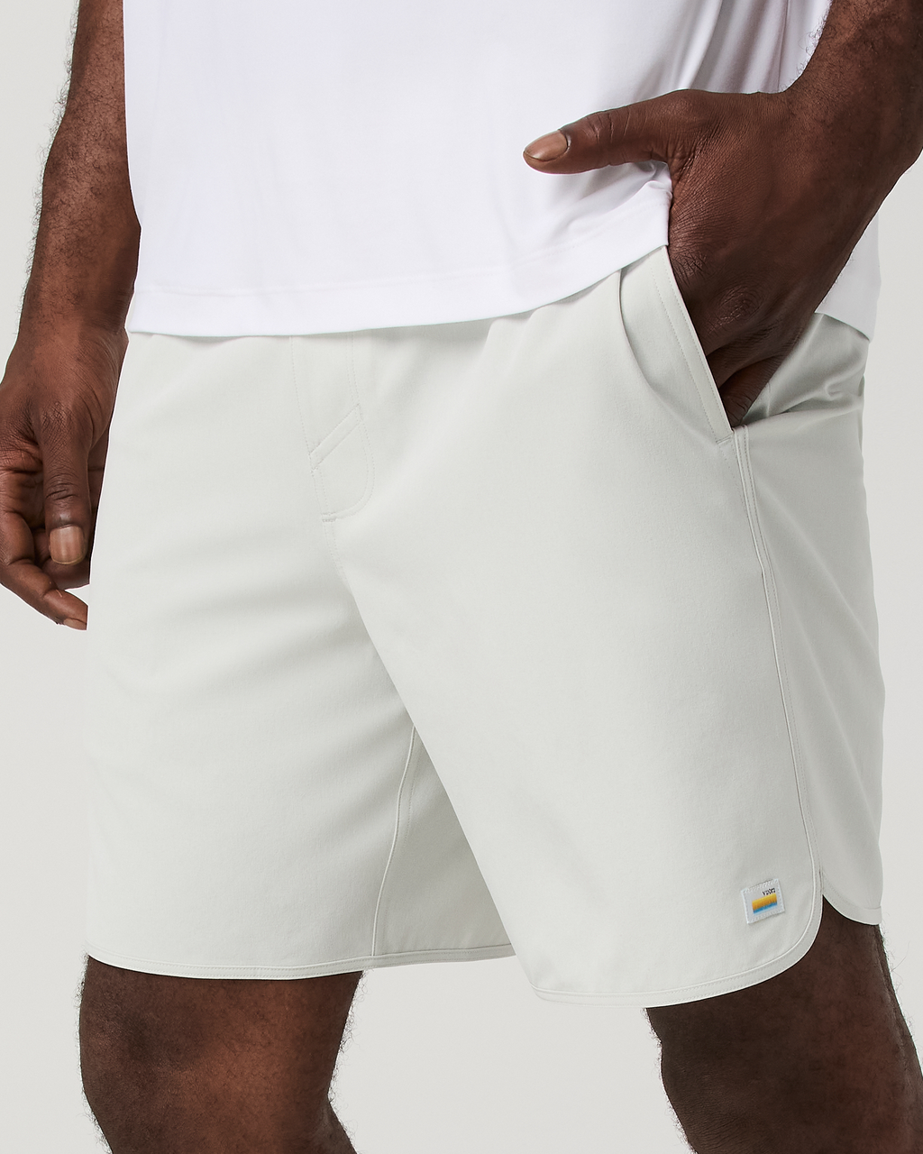 Banks Short Unlined 7 | Breeze Linen Texture
