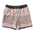 Banks Short Unlined 5 | Burnt Clay Stripe