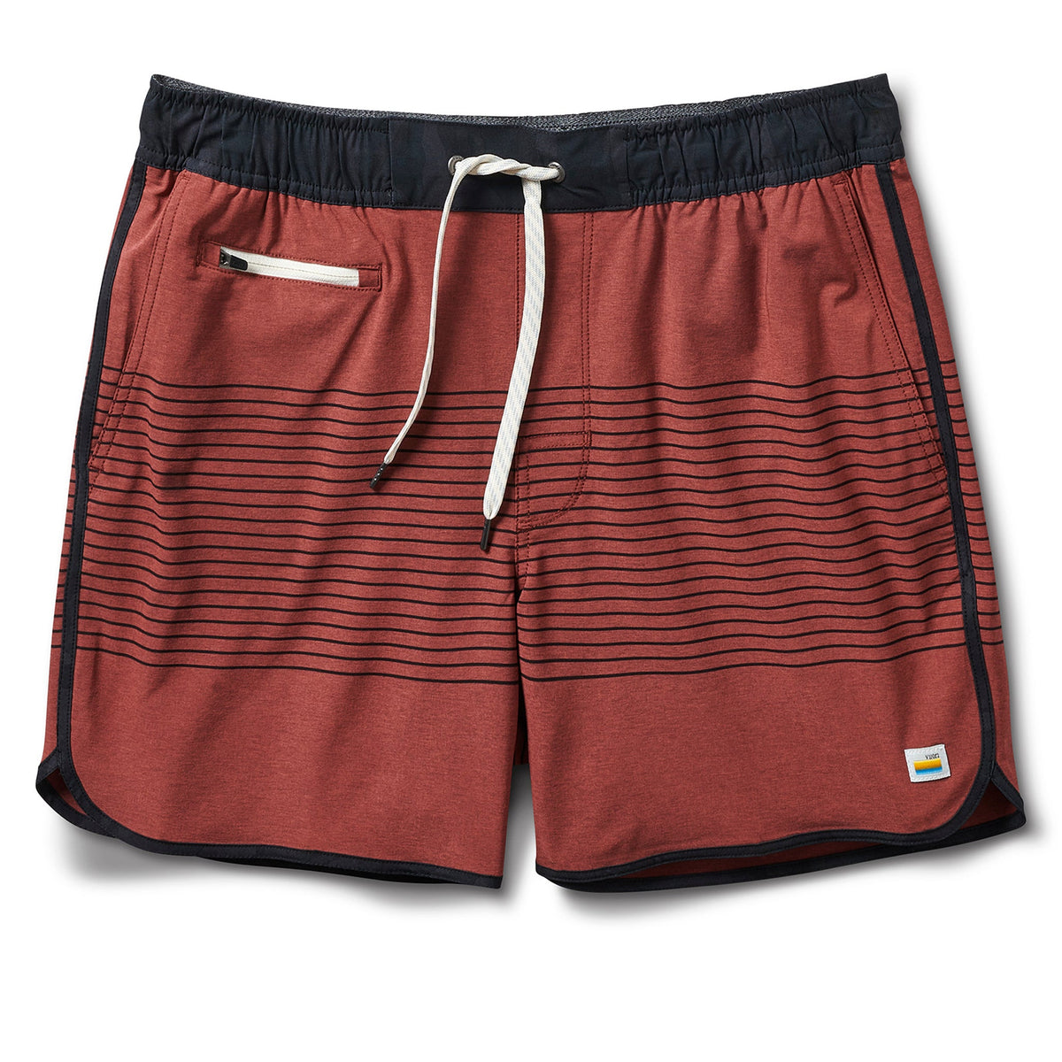 Banks Short Unlined 5 | Currant Stripe