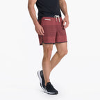 Banks Short Unlined 5 | Currant Stripe
