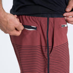 Banks Short Unlined 5 | Currant Stripe