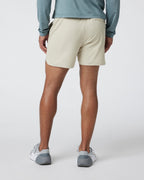 Banks Short Unlined 5 | Cashew Linen Texture