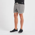 Banks Short Unlined 5 | Grey Linen Texture