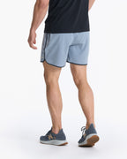 Banks Short Unlined 5 | Light Cloud Slub Stripe