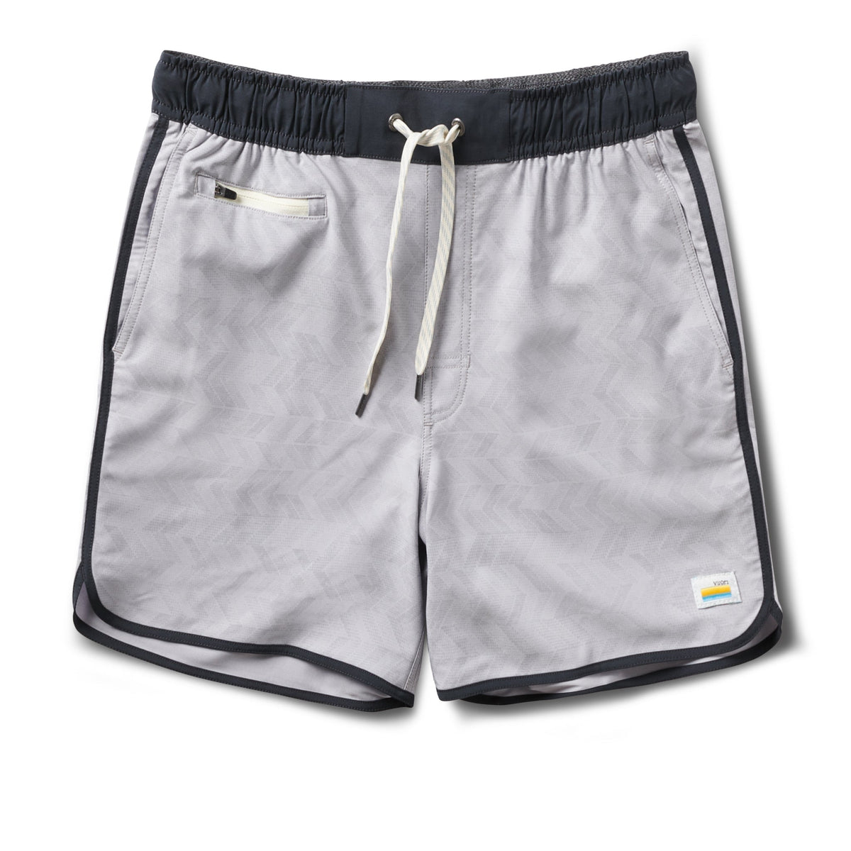 Banks Short Unlined 5 | Platinum Herringbone