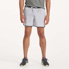 Banks Short Unlined 5 | Platinum Herringbone