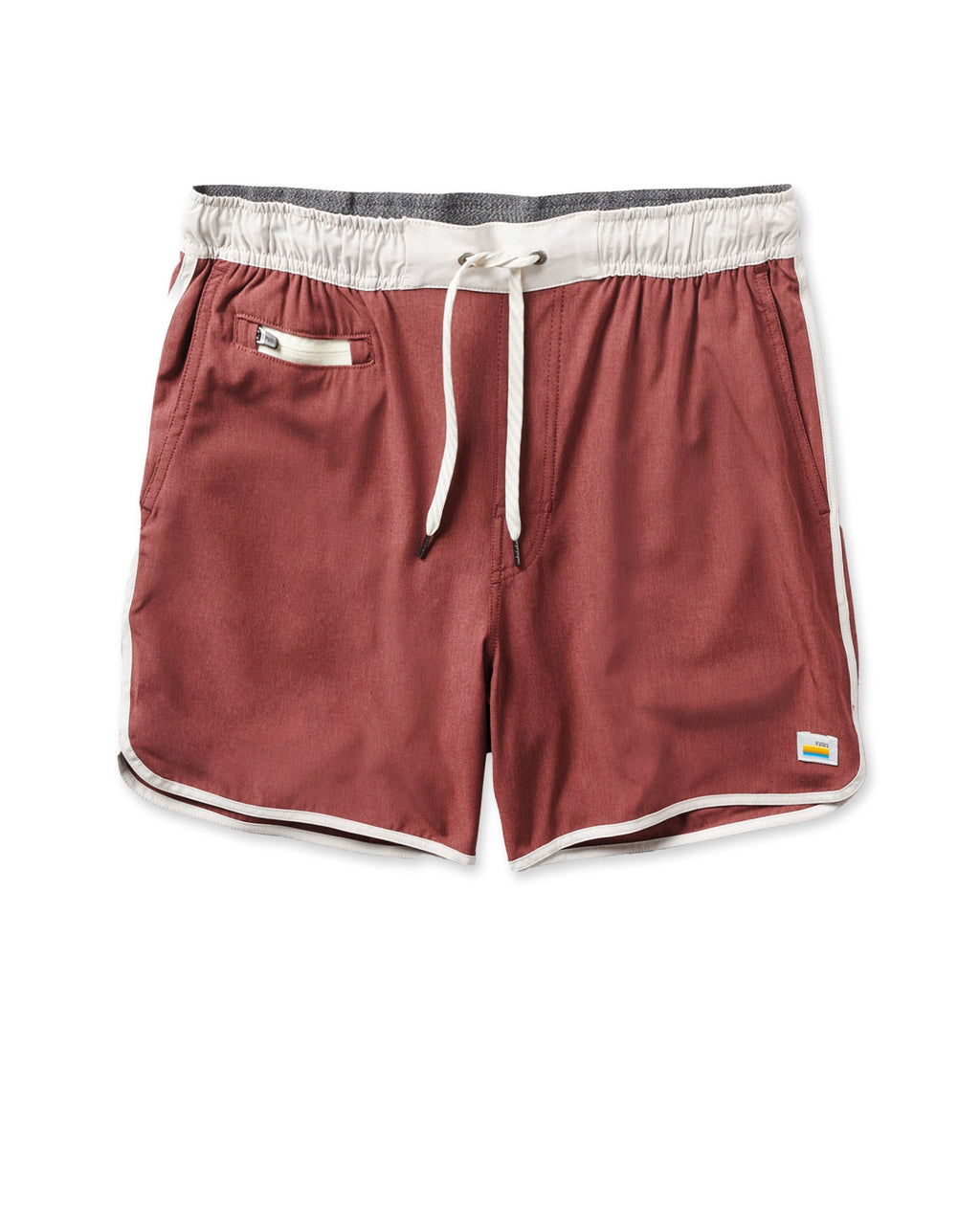 Banks Short Unlined 5 | Russet Linen Texture