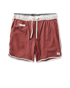 Banks Short Unlined 5 | Russet Linen Texture