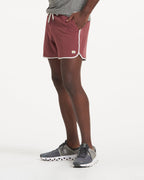 Banks Short Unlined 5 | Russet Linen Texture