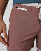 Banks Short Unlined 5 | Sedona Brown Stripe