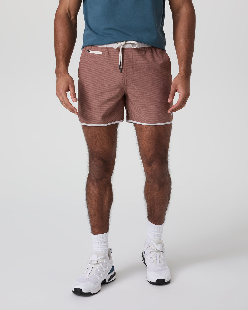 Banks Short Unlined 5 | Sedona Brown Stripe