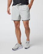 Banks Short Unlined 5 | Sky Grey Micro Dot