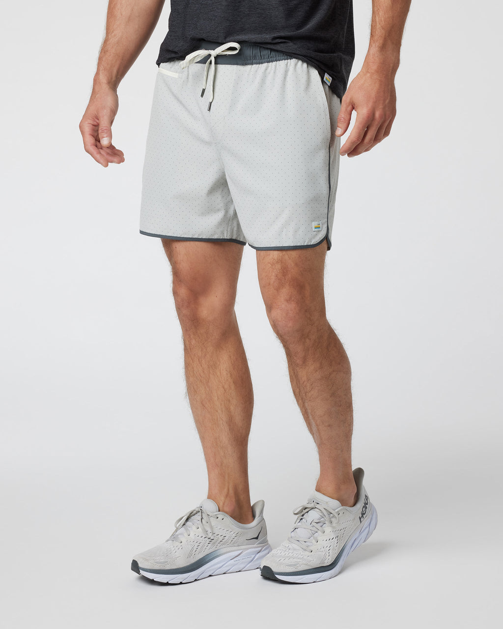 Banks Short Unlined 5 | Sky Grey Micro Dot