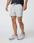 Banks Short Unlined 5 | Sky Grey Micro Dot