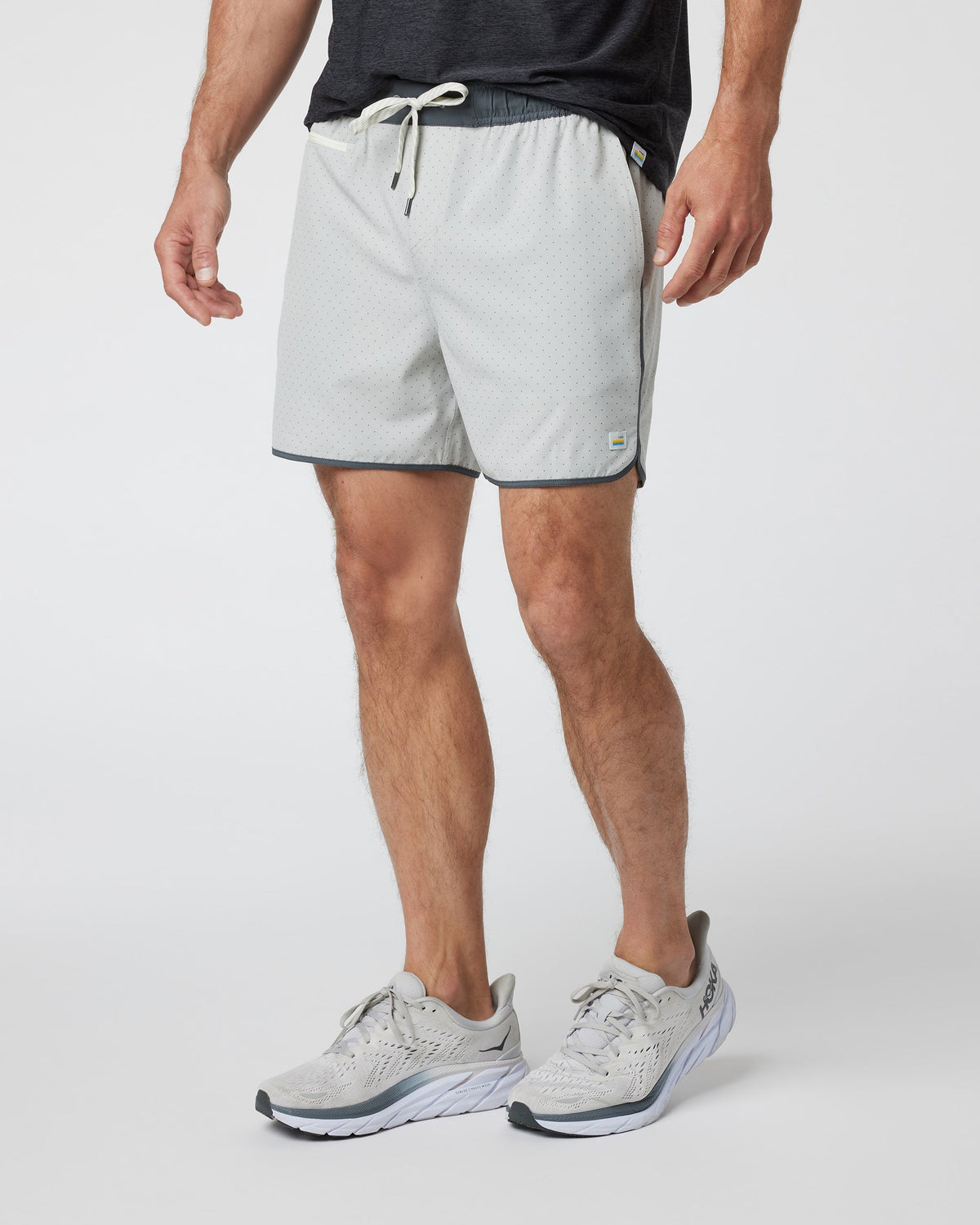 Banks Short Unlined 5 | Sky Grey Micro Dot