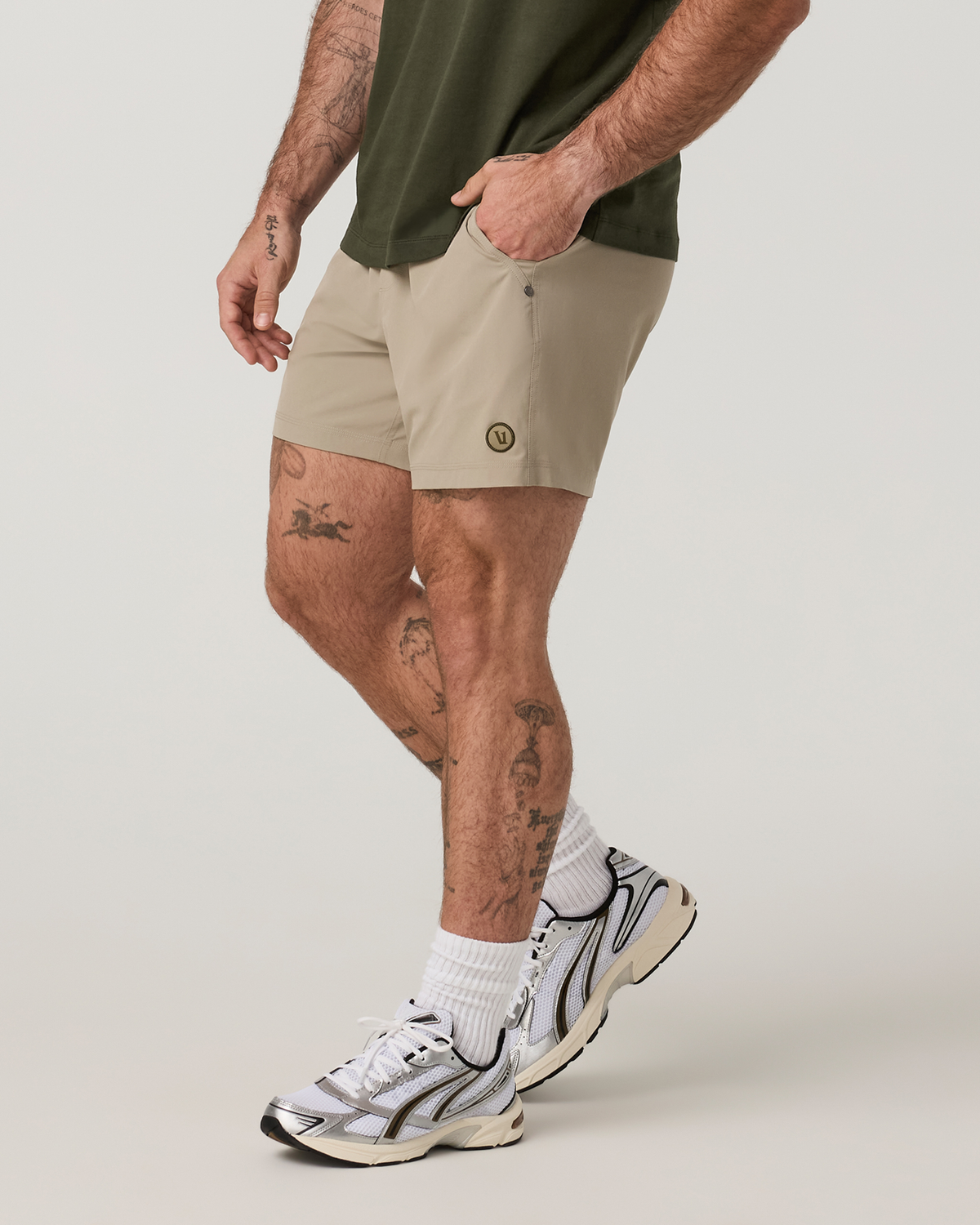 Kore Short Lined 5 | Biscotti Tonal