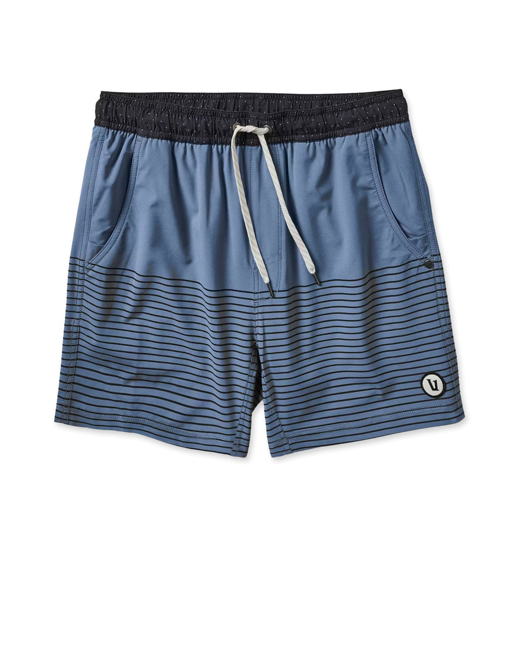 Kore Short Lined 5 | Light Azure Stripe