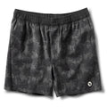Cape Short | Black Multi Palm