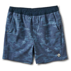 Cape Short | Indigo Watercolor Camo