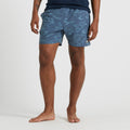 Cape Short | Indigo Watercolor Camo