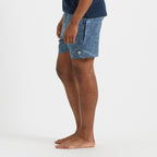 Cape Short | Indigo Watercolor Camo