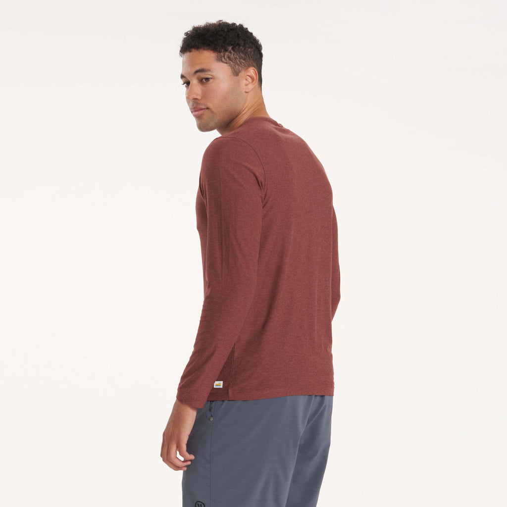 Long Sleeve Strato Tech Tee | Cedar Heather