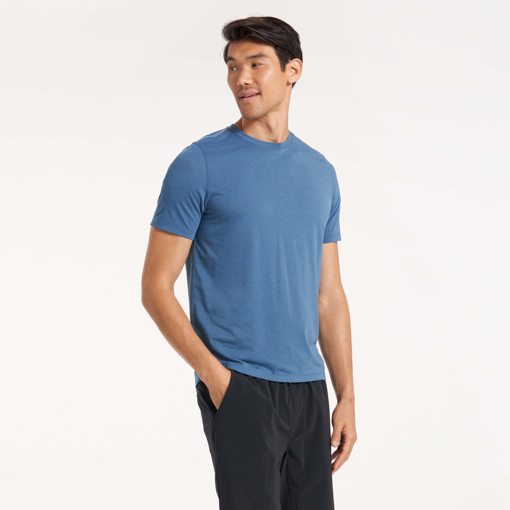 Current Tech Tee | Pool Blue