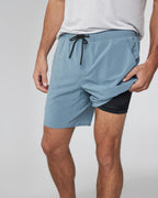 Elevate Kore Short Lined 7 | Smoke Blue