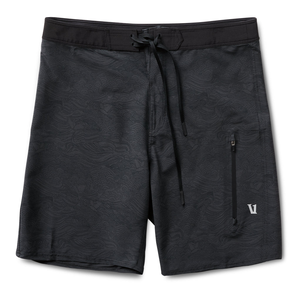Infinity Boardshort | Black Vintage Ocean