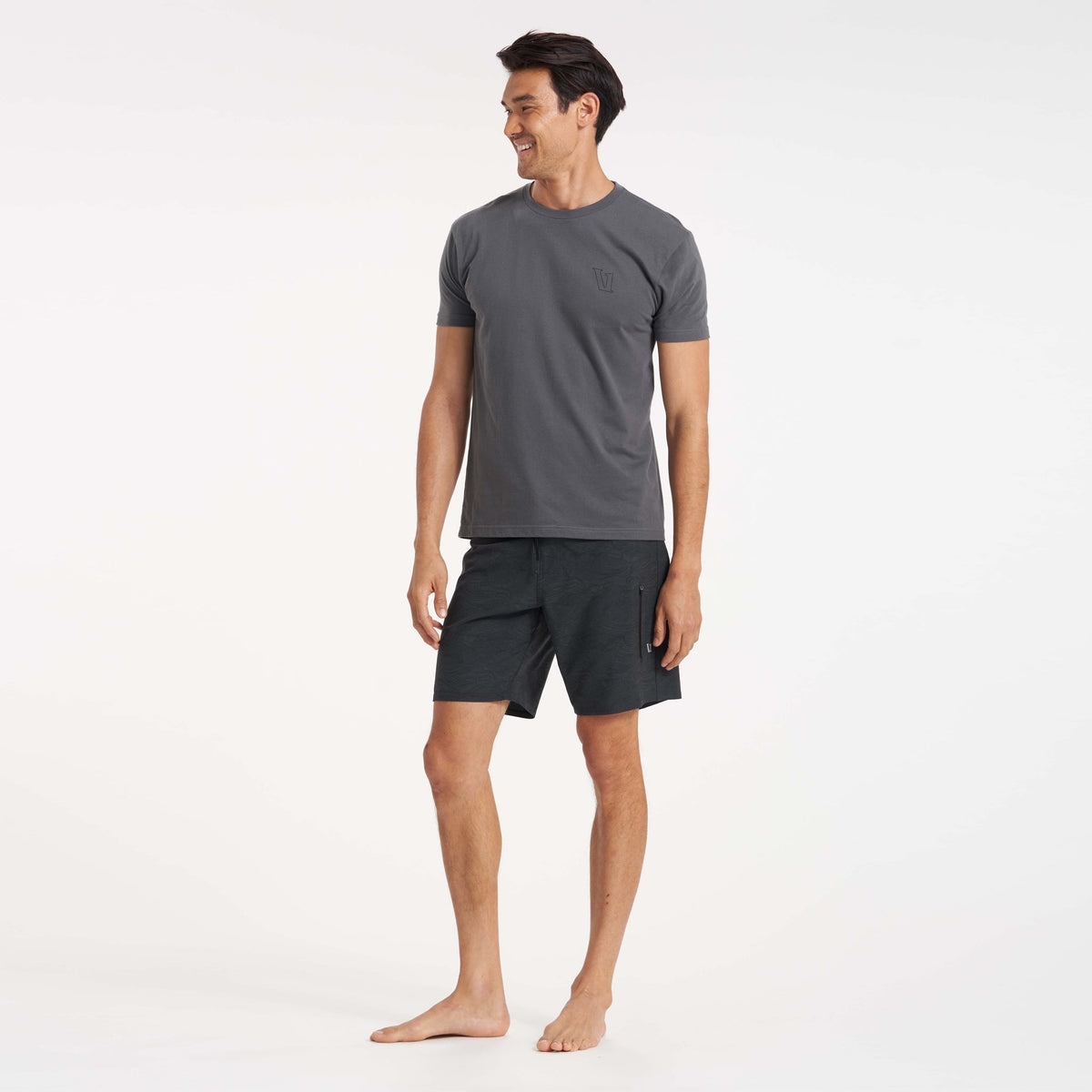 Infinity Boardshort | Black Vintage Ocean