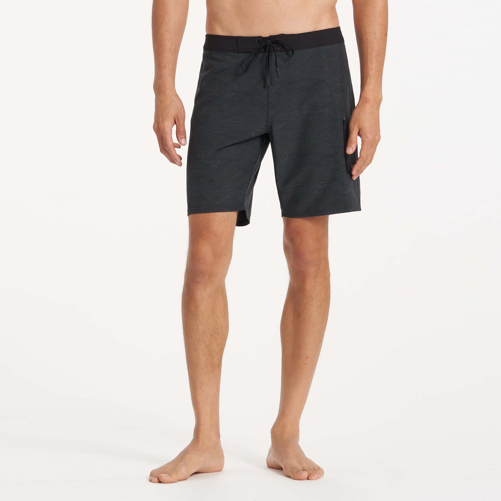 Infinity Boardshort | Black Vintage Ocean