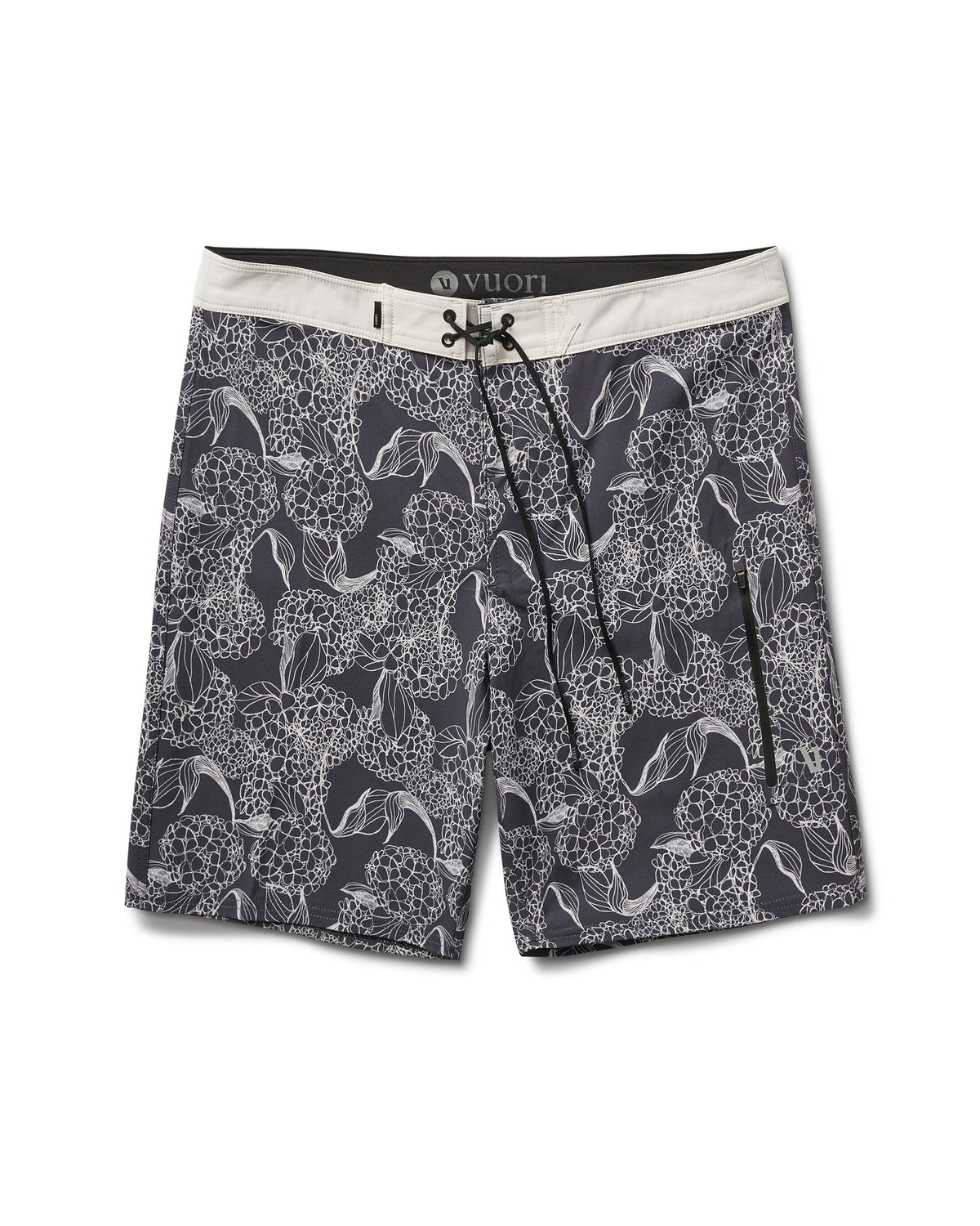 Infinity Boardshort | Charcoal Hydrangea