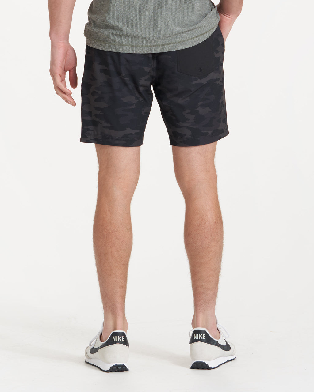 Kore Short Unlined 7 | Black Watercolor Camo