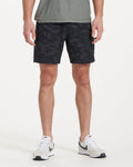 Kore Short Unlined 7 | Black Watercolor Camo