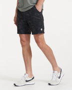 Kore Short Unlined 7 | Black Watercolor Camo