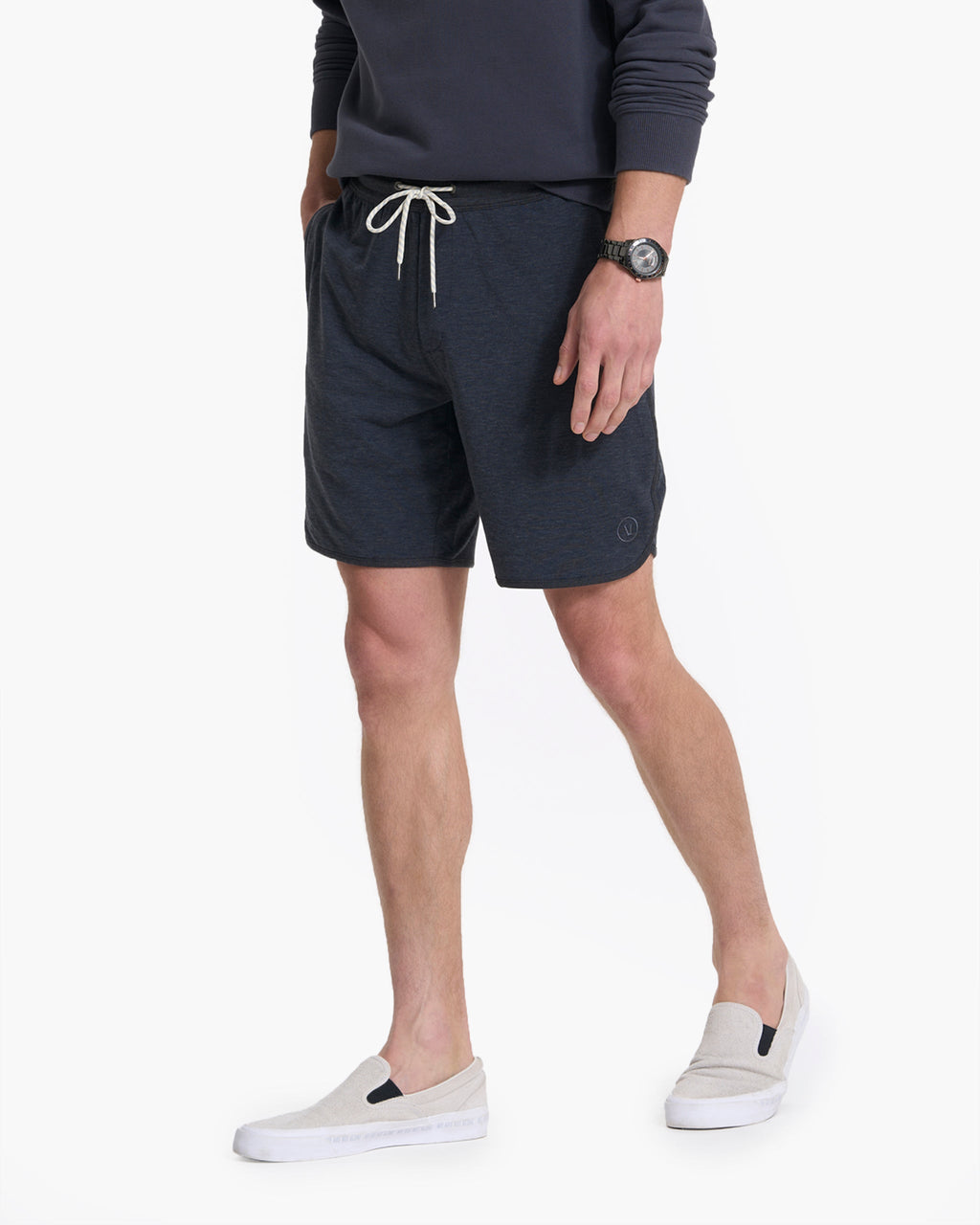 Austin Sweatshort | Charcoal Heather