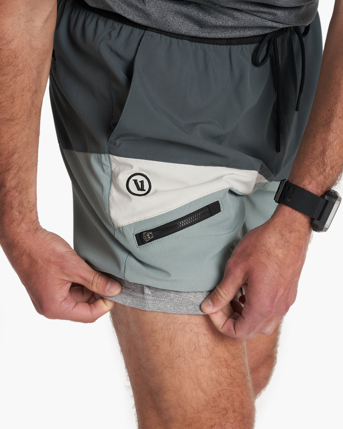 Colorblock Kore Short Lined 7 | Smoked Beryl/Stormy/Vapor