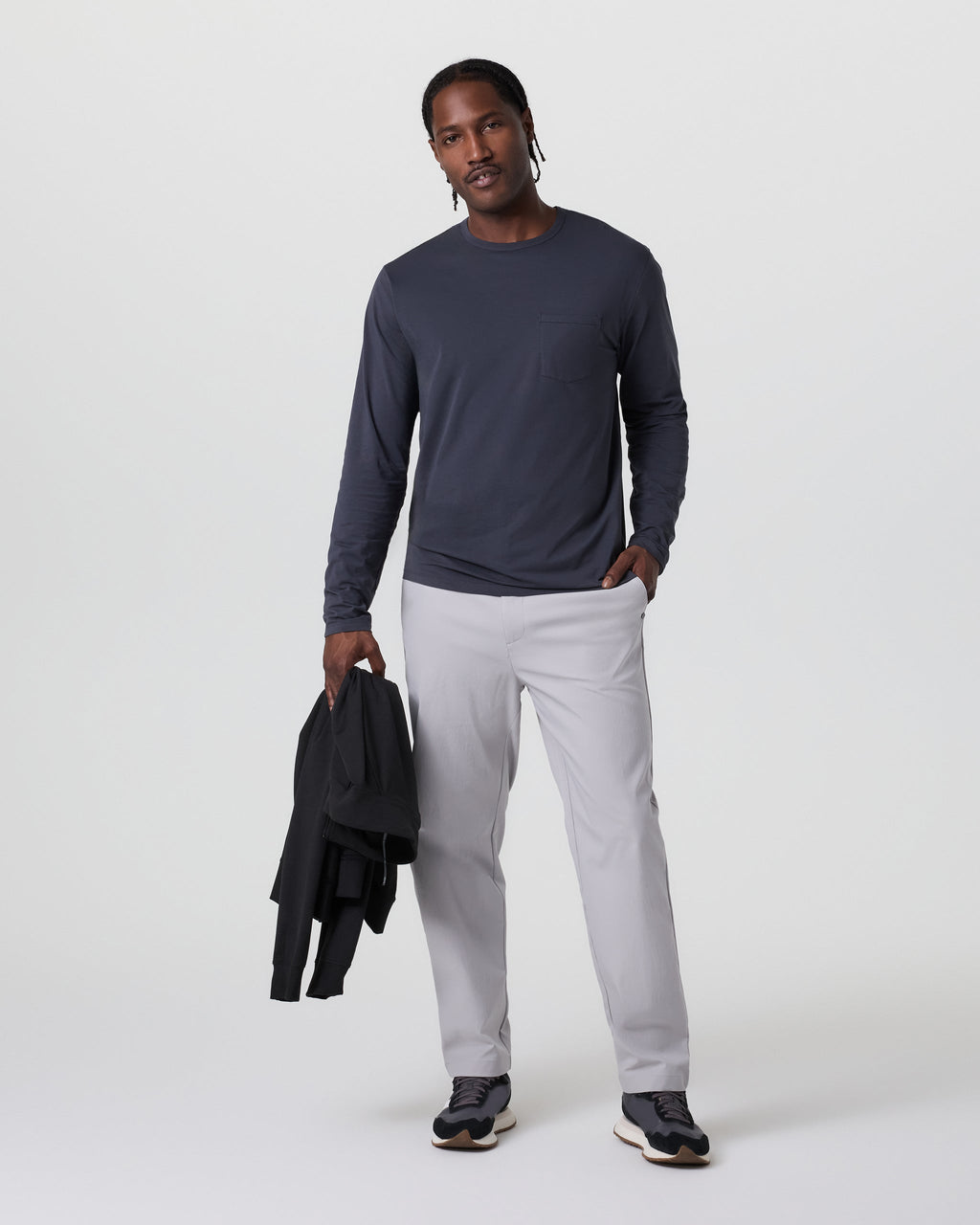 Cascade Crinkle Pant Relaxed 30 | Fog