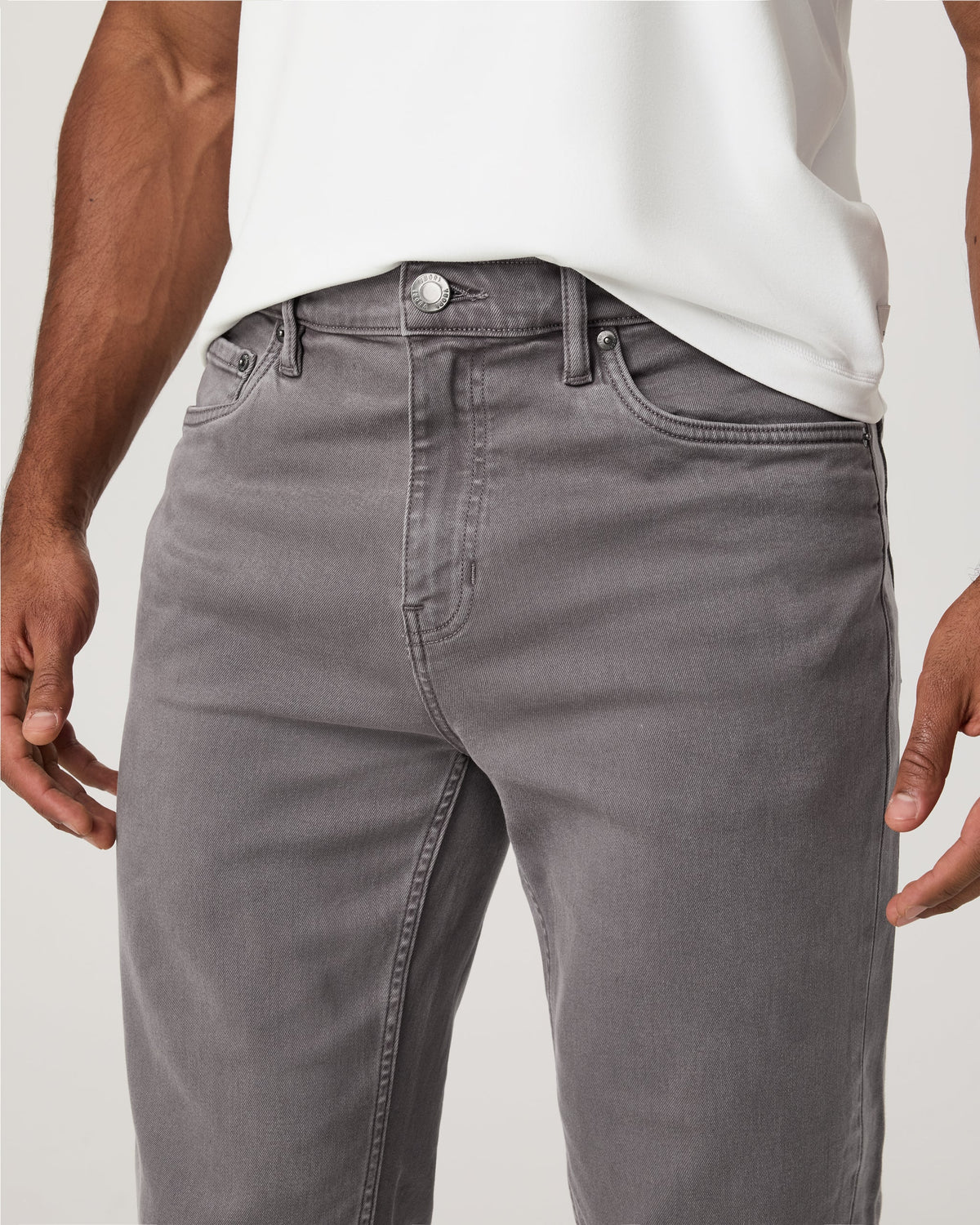 Benton Stretch Twill Pant Athletic Slim Fit 32 | Cavern Grey