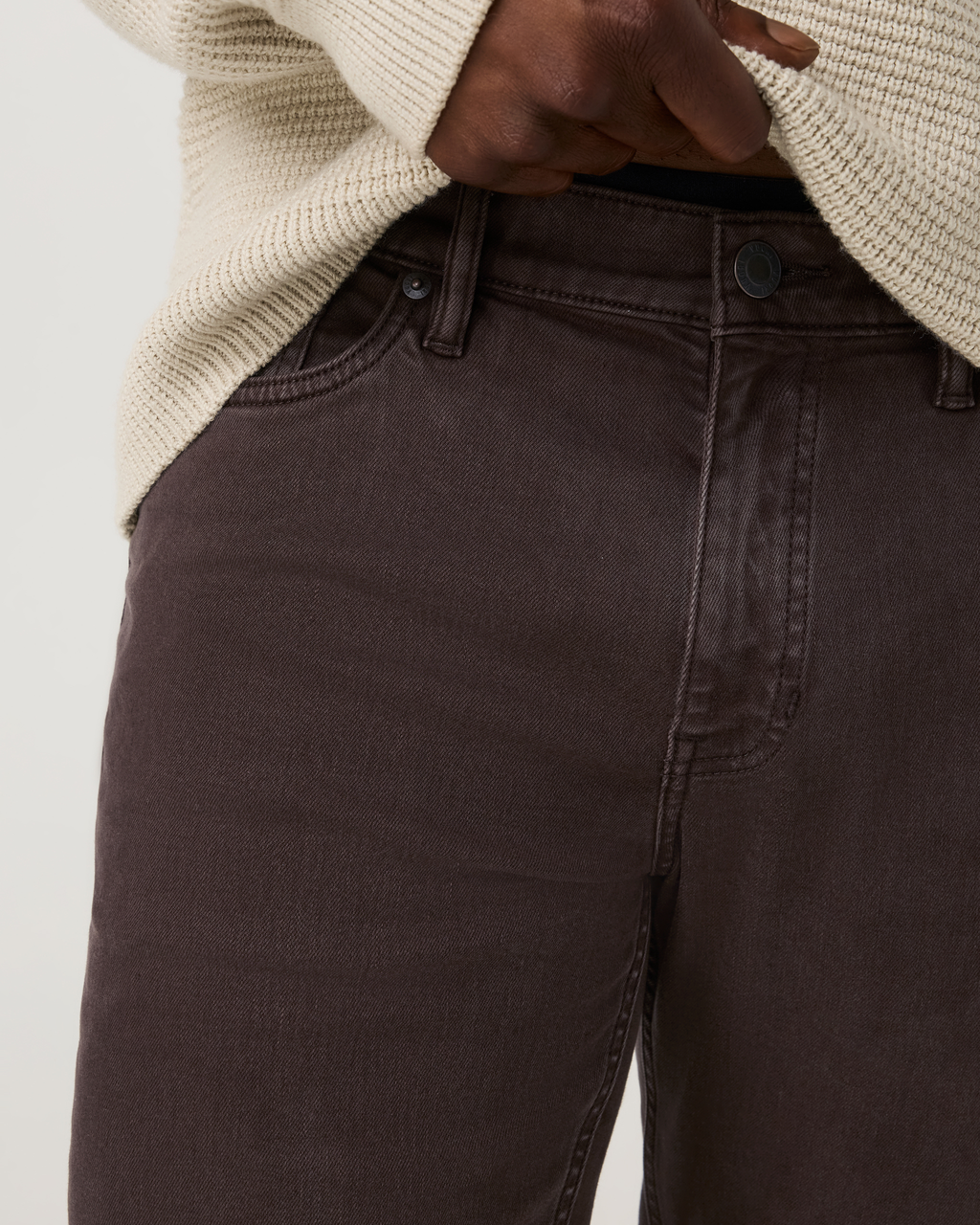 Benton Stretch Twill Pant Athletic Slim Fit 30 | French Roast