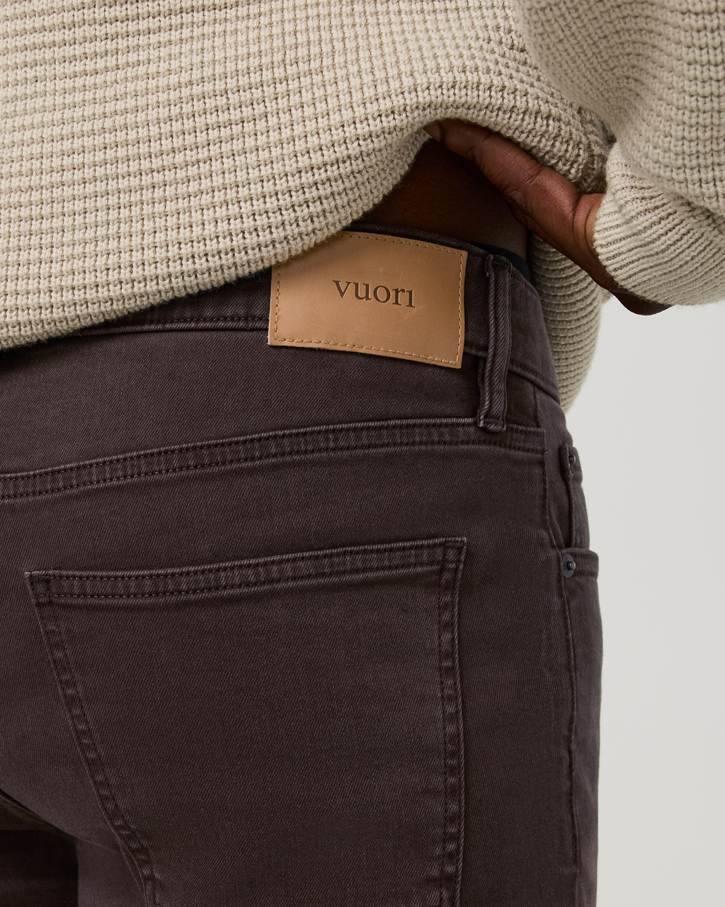 Benton Stretch Twill Pant Athletic Slim Fit 30 | French Roast