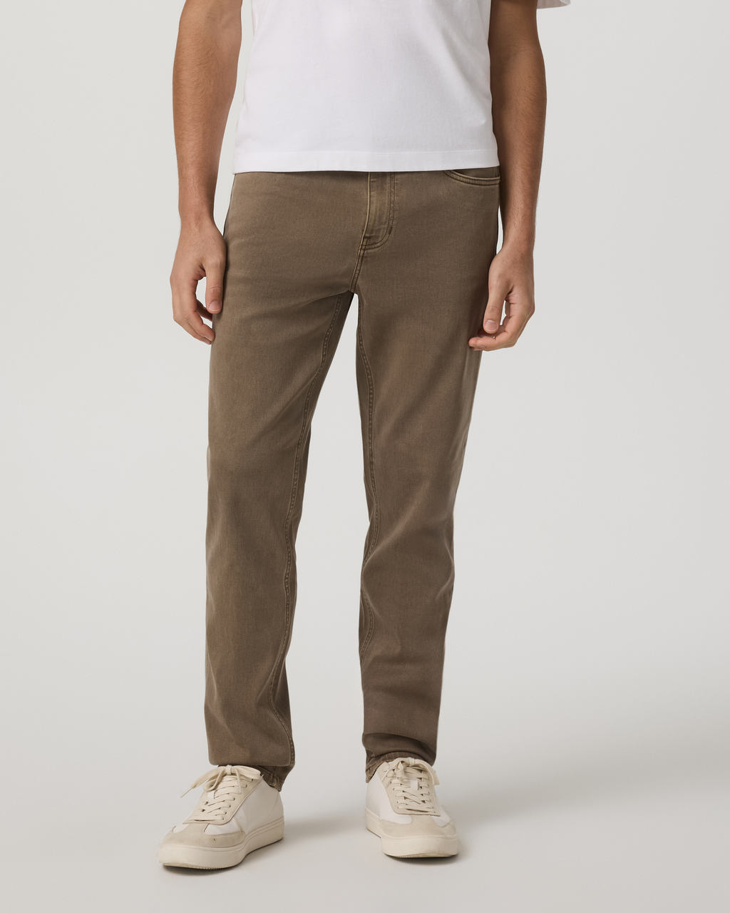 Benton Stretch Twill Pant Athletic Slim Fit 32 | Peppercorn