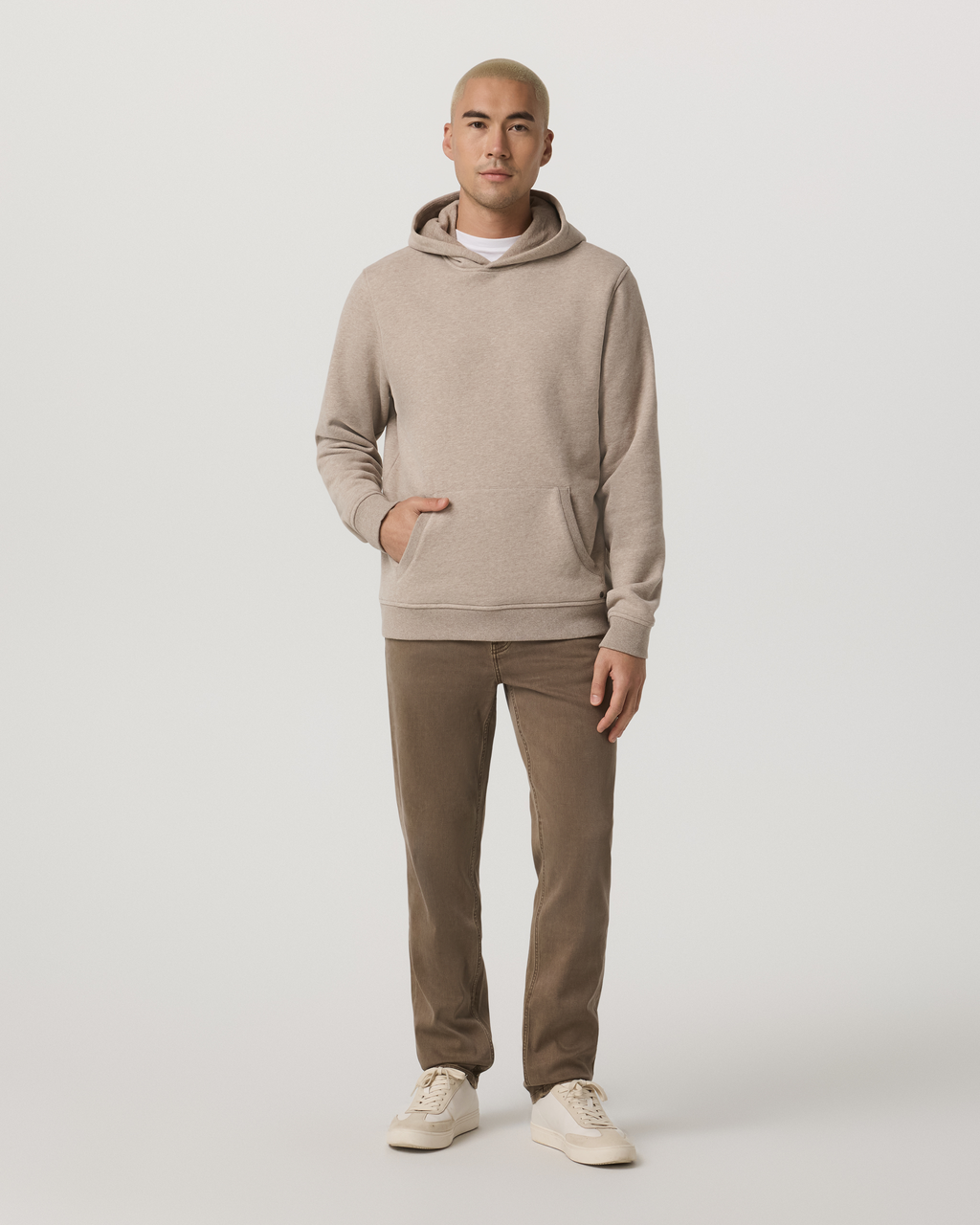 Benton Stretch Twill Pant Athletic Slim Fit 30 | Peppercorn