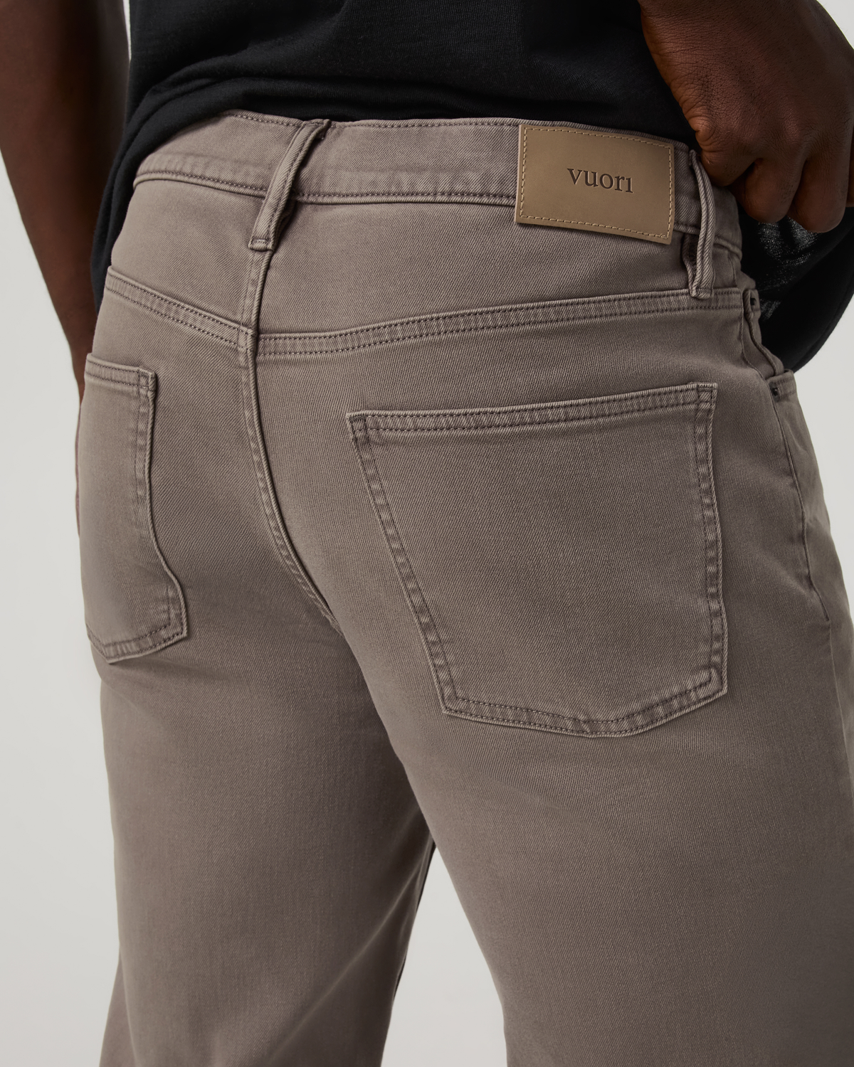 Benton Stretch Twill Pant Athletic Slim Fit 30 | Smokey Taupe