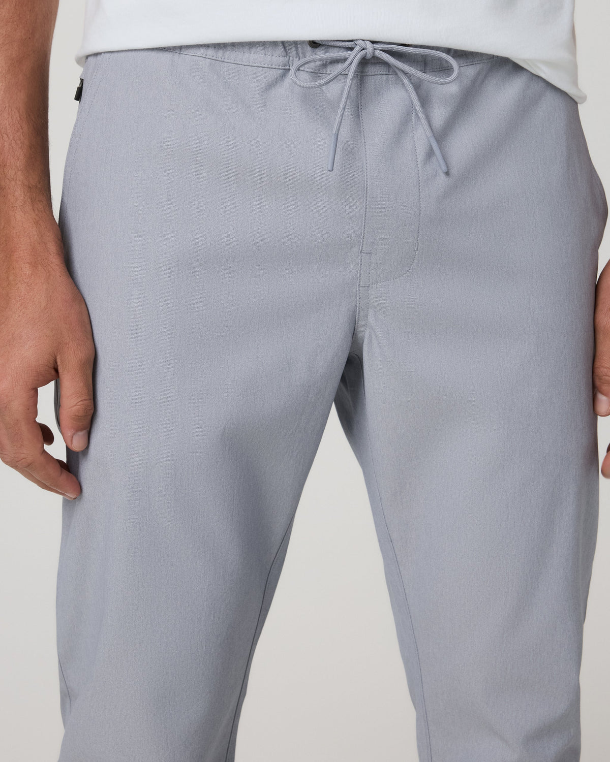 Cascade Elastic Waist Trouser Classic Fit 30 | Heather Grey