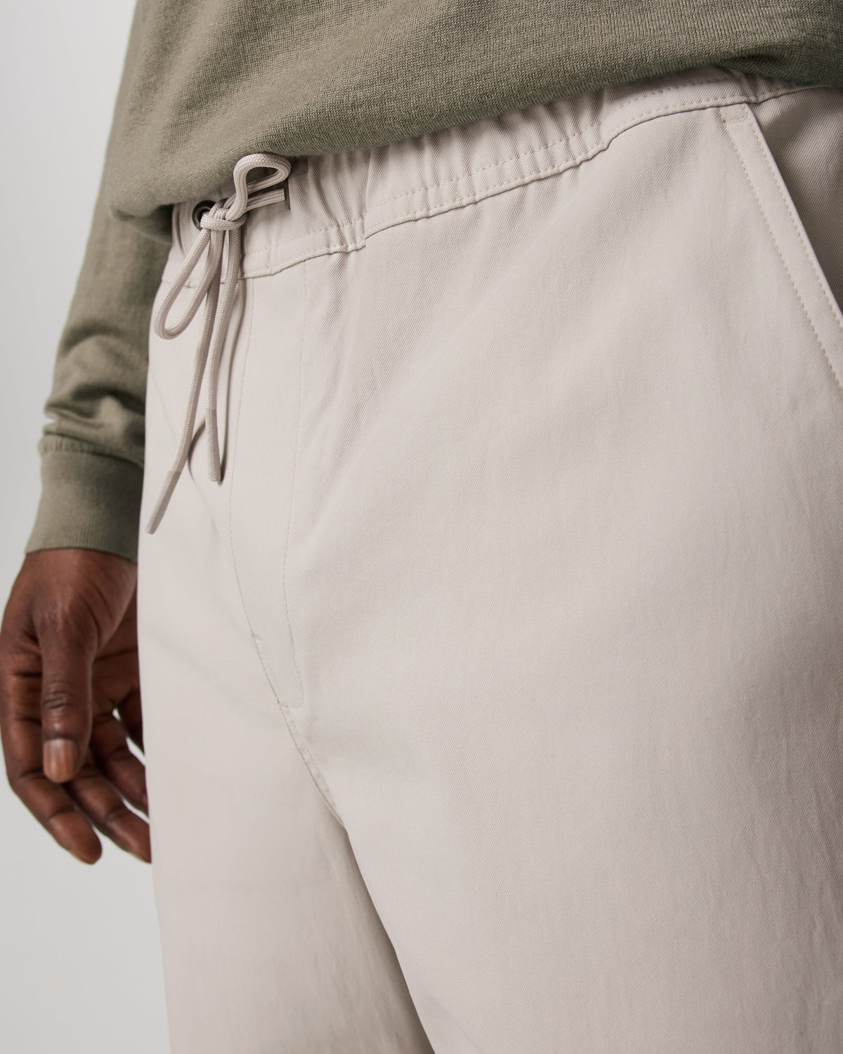 Cascade Elastic Waist Trouser Classic Fit 30 | Pewter