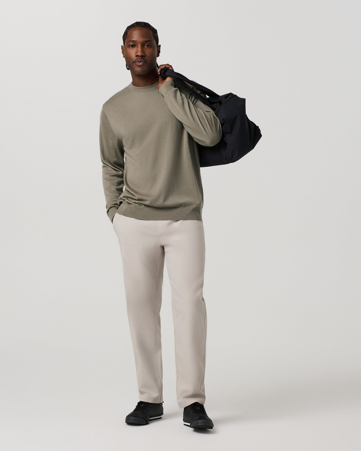 Cascade Elastic Waist Trouser Classic Fit 30 | Pewter